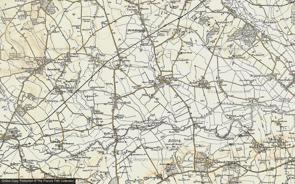 Old Map of Cowleaze Corner, 1898-1899 in 1898-1899