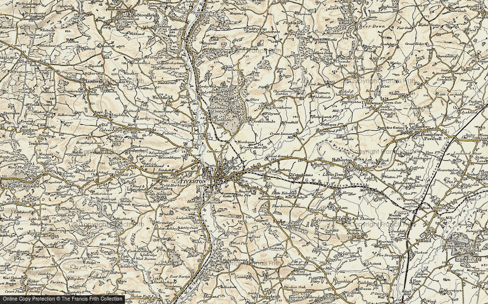 Old Map of Cowleymoor, 1898-1900 in 1898-1900