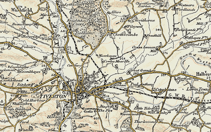 Old map of Cowleymoor in 1898-1900