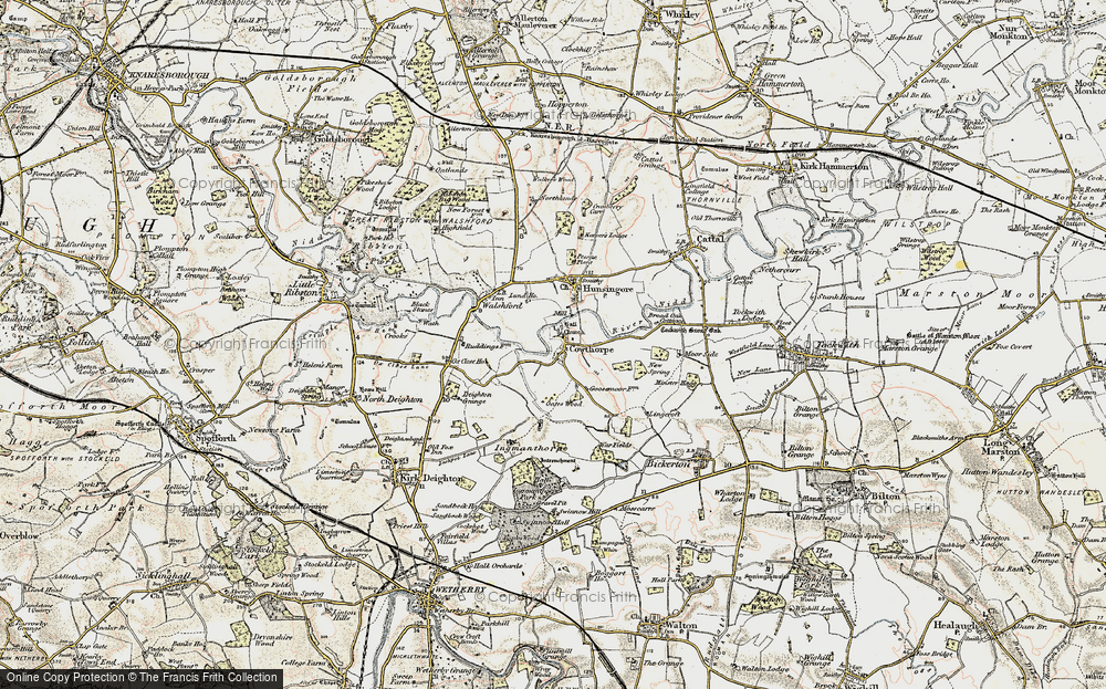 Old Map of Cowthorpe, 1903-1904 in 1903-1904