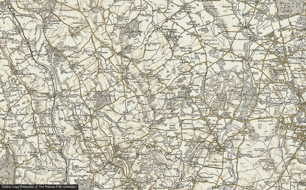 Old Map of Coxgreen, 1902 in 1902