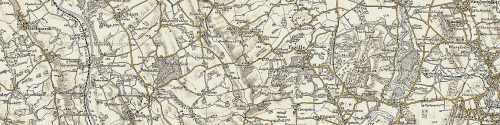 Old map of Coxgreen in 1902
