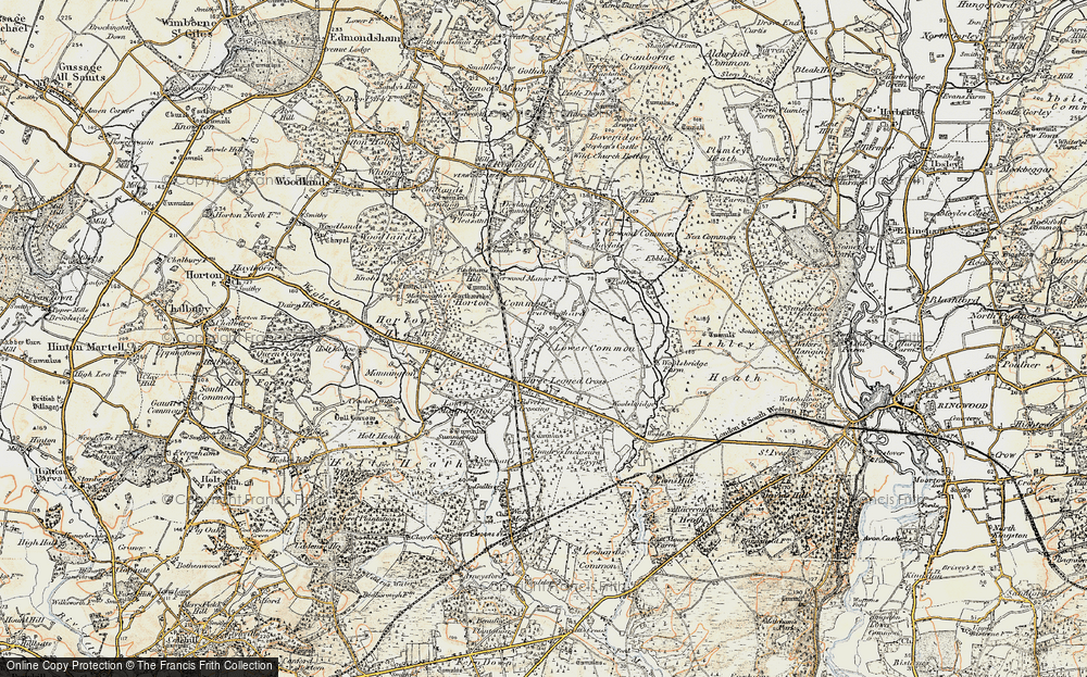 Old Map of Crab Orchard, 1897-1909 in 1897-1909