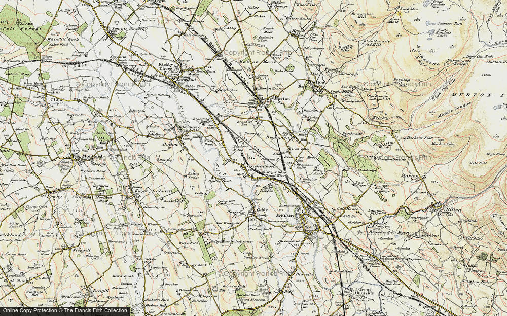Old Map of Crackenthorpe, 1901-1904 in 1901-1904