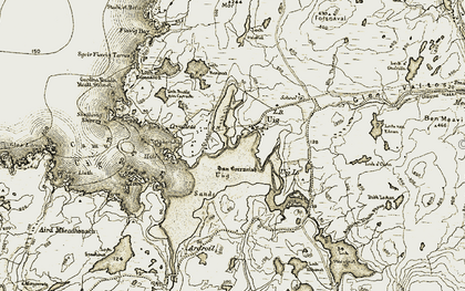 Old map of Triasamol in 1911