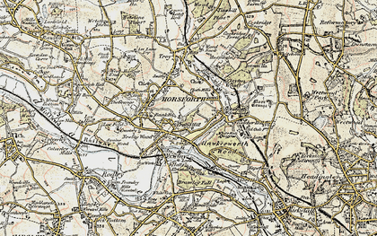 Old map of Cragg Hill in 1903-1904