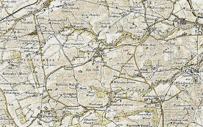 Old map of Craghead in 1901-1904