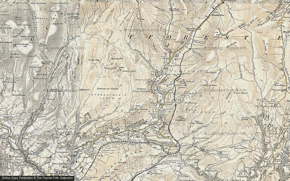 Old Map of Craig-y-nos, 1900-1901 in 1900-1901