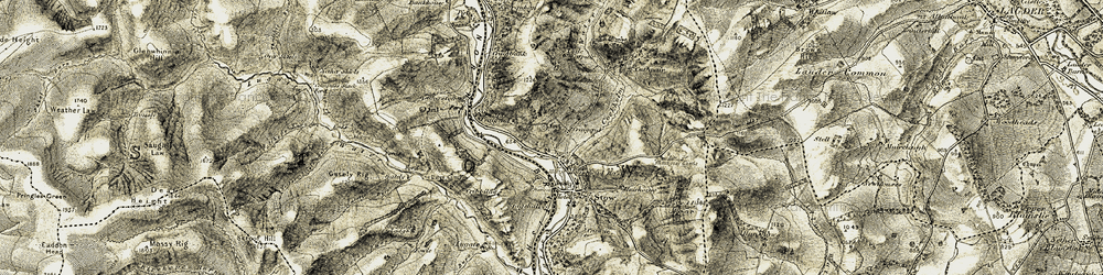 Old map of Craigend in 1903-1904