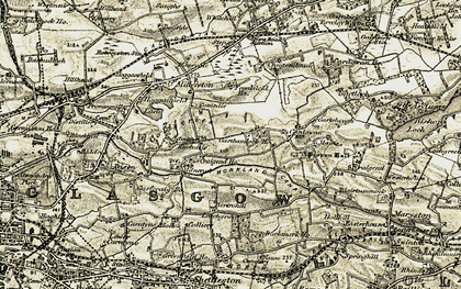 Old map of Craigend in 1904-1905