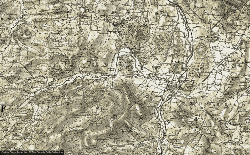 Old Map of Historic Map covering Broadland in 1908-1910