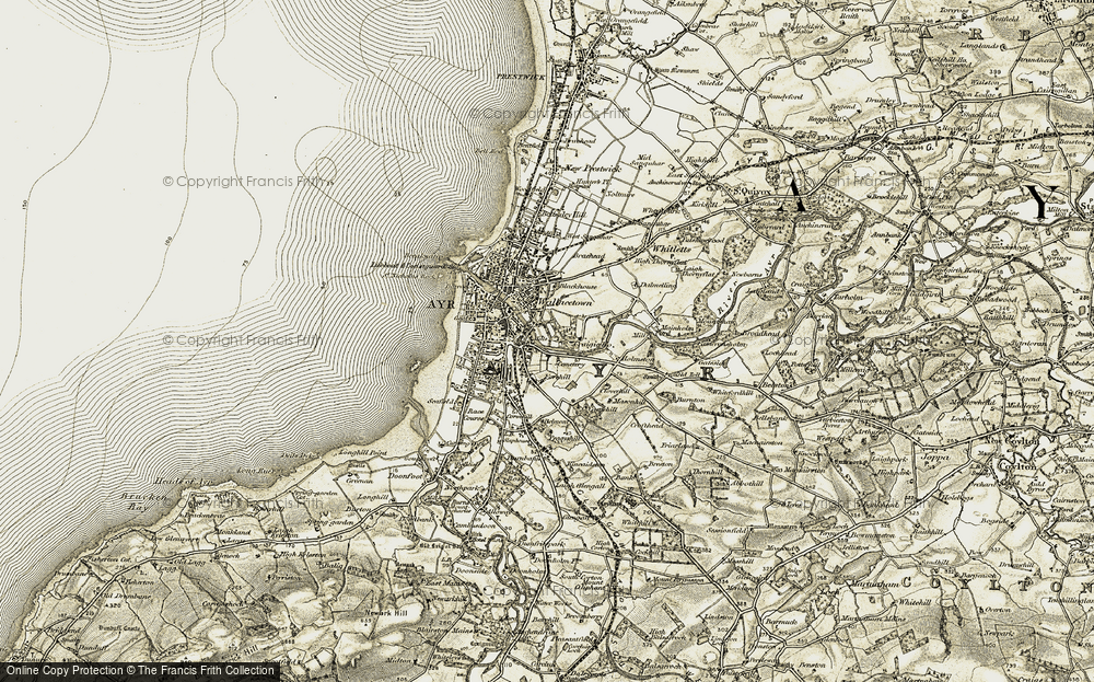 Old Map of Craigie, 1904-1906 in 1904-1906
