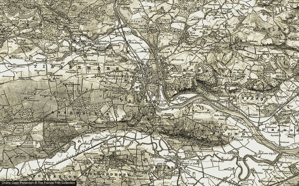 Old Map of Craigie, 1906-1908 in 1906-1908