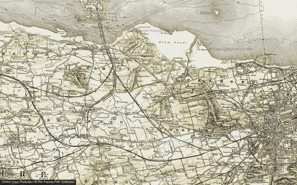 Old Map of Craigiehall, 1903-1906 in 1903-1906