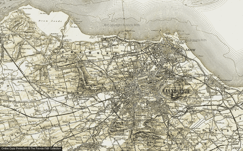Old Map of Craigleith, 1903-1906 in 1903-1906