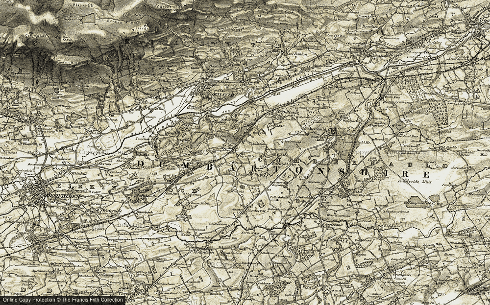 Old Map of Craigmarloch, 1904-1907 in 1904-1907