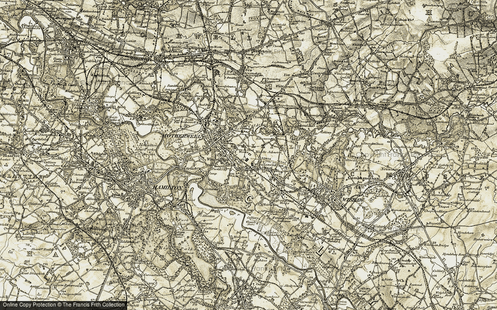 Old Map of Craigneuk, 1904-1905 in 1904-1905