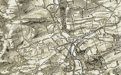Old map of Craigsford Mains in 1901-1904