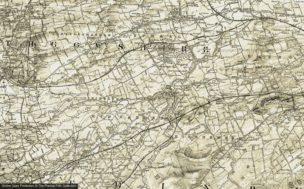 Old Map of Craigshill, 1904 in 1904