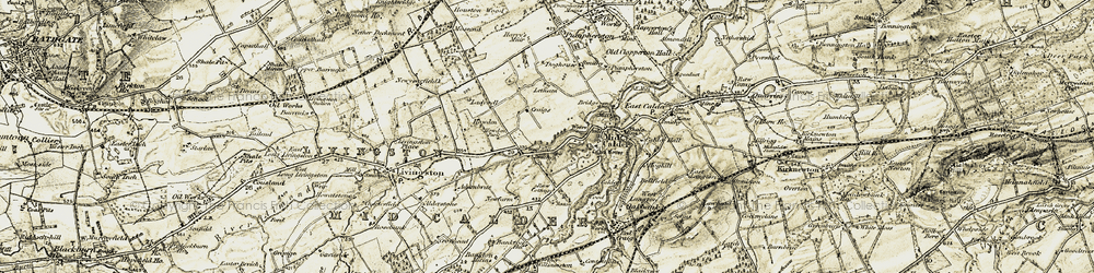 Old map of Craigshill in 1904