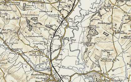 Old map of Crakemarsh in 1902