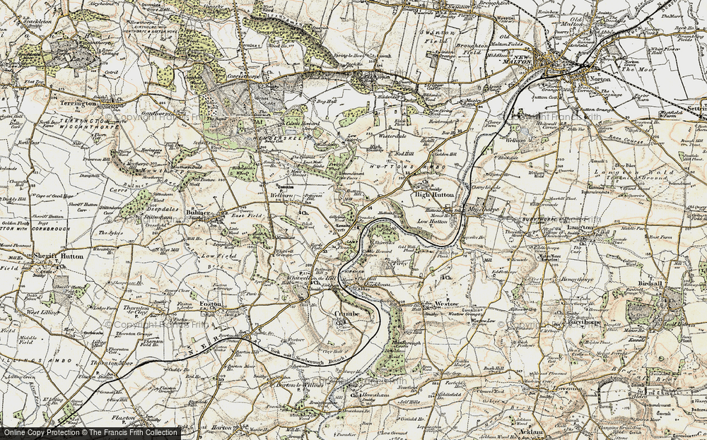 Old Map of Crambeck, 1903-1904 in 1903-1904