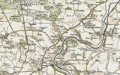 Old map of Crambeck in 1903-1904