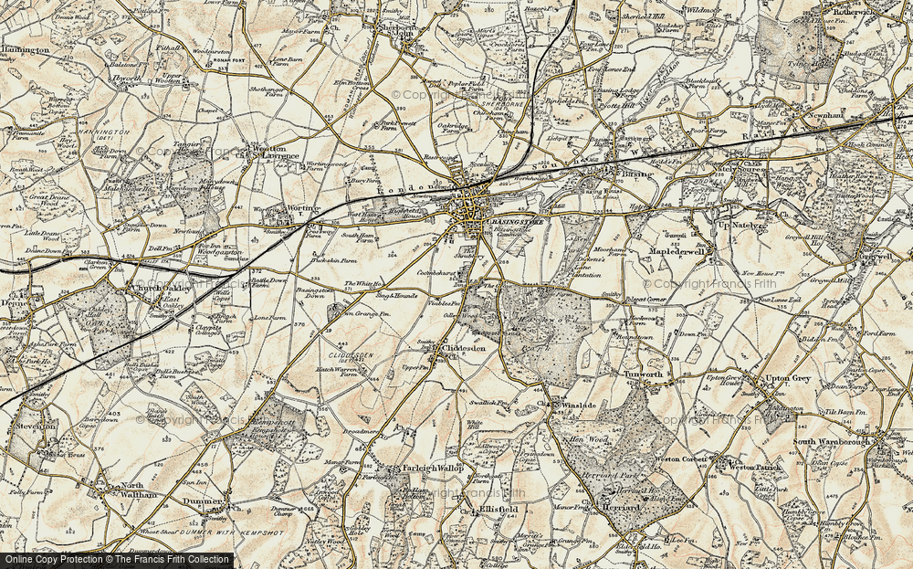 Old Map of Cranbourne, 1897-1900 in 1897-1900