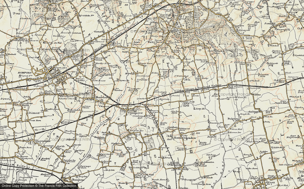 Old Map of Cranham, 1898 in 1898