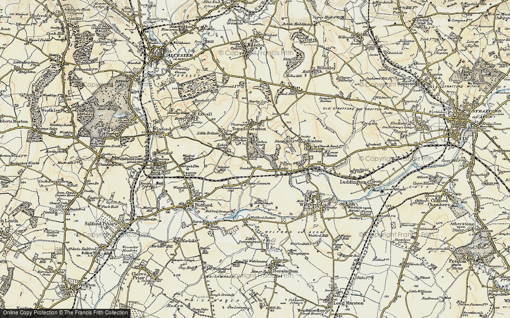 Old Map of Cranhill, 1899-1901 in 1899-1901