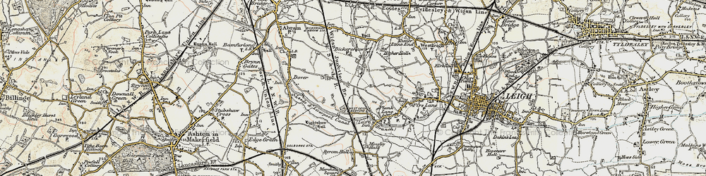 Old map of Crankwood in 1903