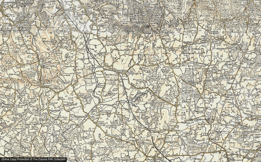 Old Map of Cranleigh, 1897-1909 in 1897-1909