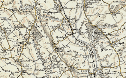 Old map of Crateford in 1902