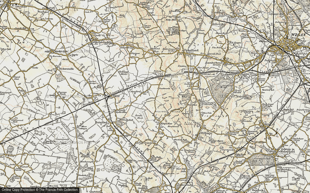 Old Map of Crawford, 1903 in 1903