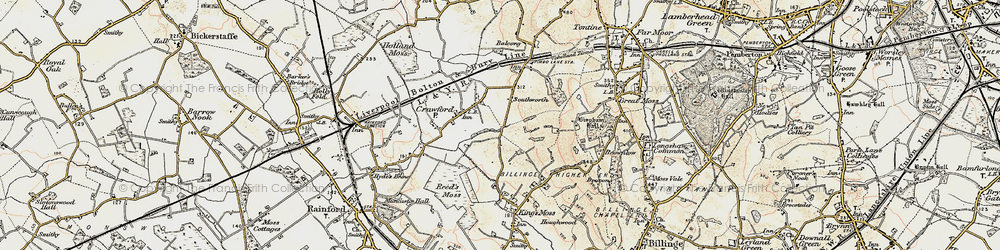 Old map of Crawford in 1903