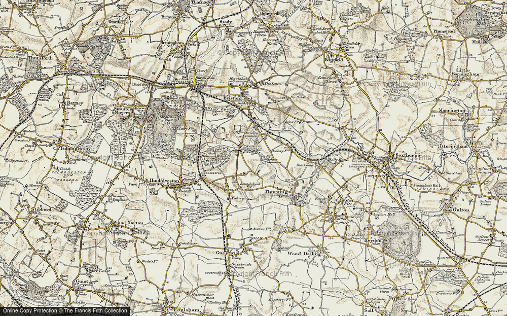 Old Map of Craymere Beck, 1901-1902 in 1901-1902