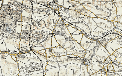Old map of Craymere Beck in 1901-1902