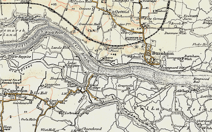 Old map of Creeksea in 1898
