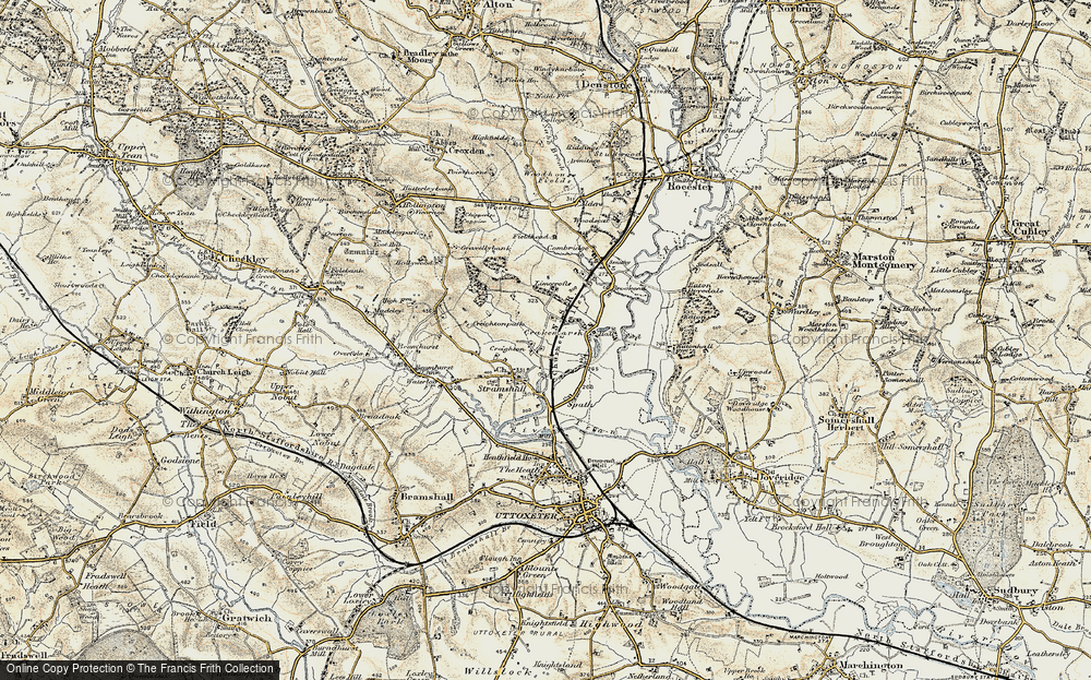 Old Map of Creighton, 1902 in 1902