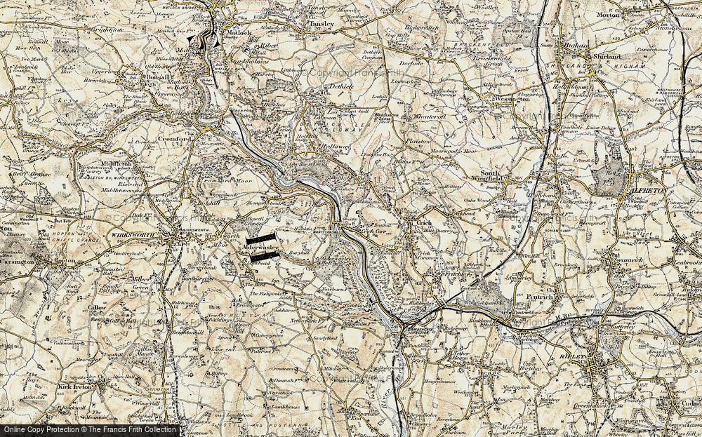 Old Map of Historic Map covering Benthill in 1902-1903