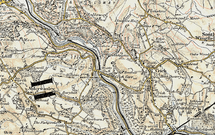 Old map of Benthill in 1902-1903