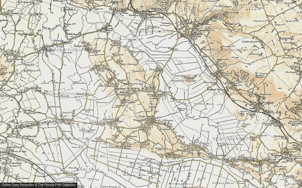 Old Map of Crickham, 1899-1900 in 1899-1900
