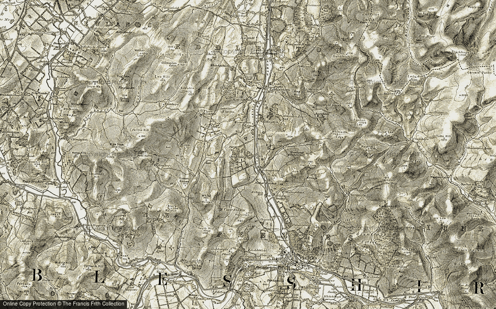Old Map of Cringletie, 1903-1904 in 1903-1904