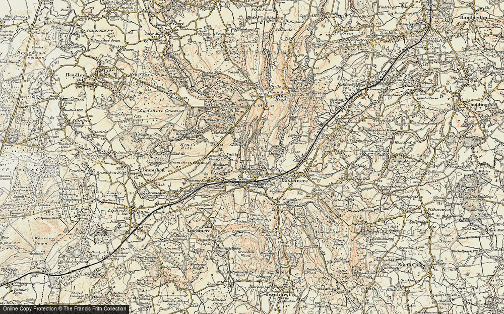 Old Map of Critchmere, 1897-1900 in 1897-1900