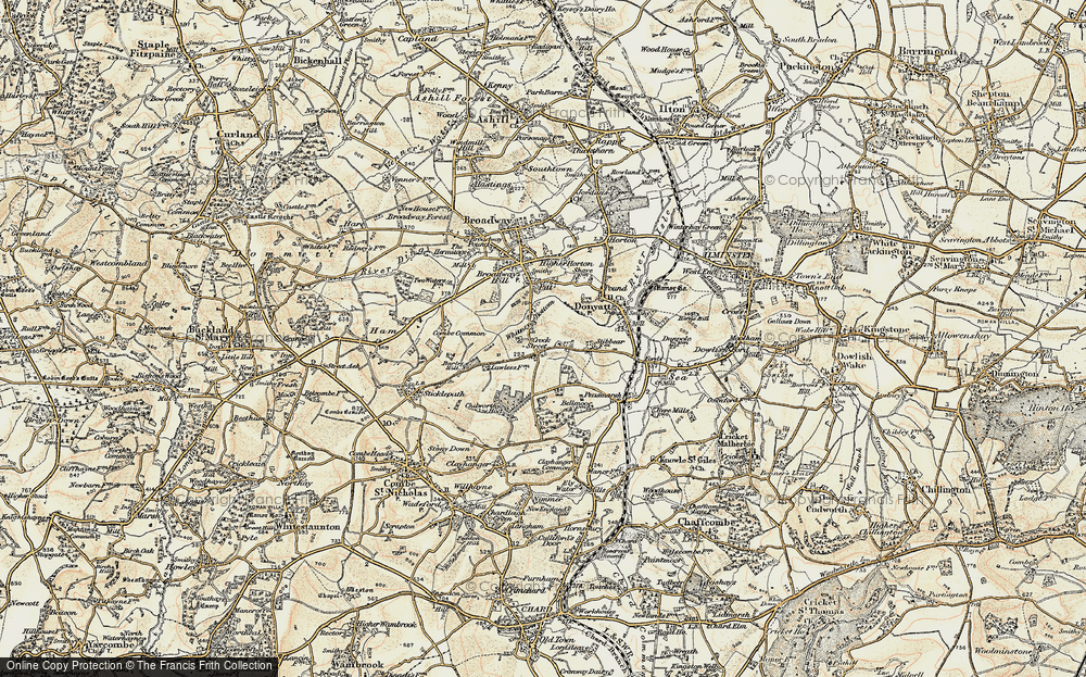 Old Maps of Crock Street, Somerset - Francis Frith