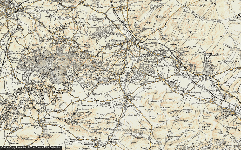 Old Map of Crockerton, 1897-1899 in 1897-1899