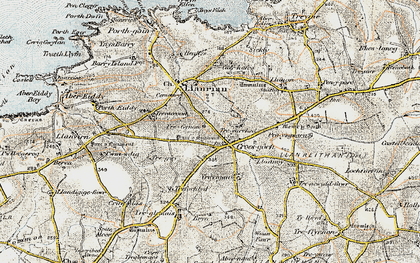 Old map of Croes-goch in 0-1912