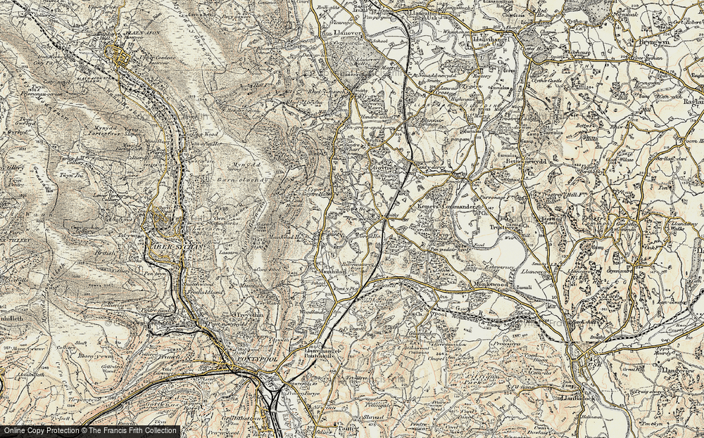Croes y pant, 1899-1900