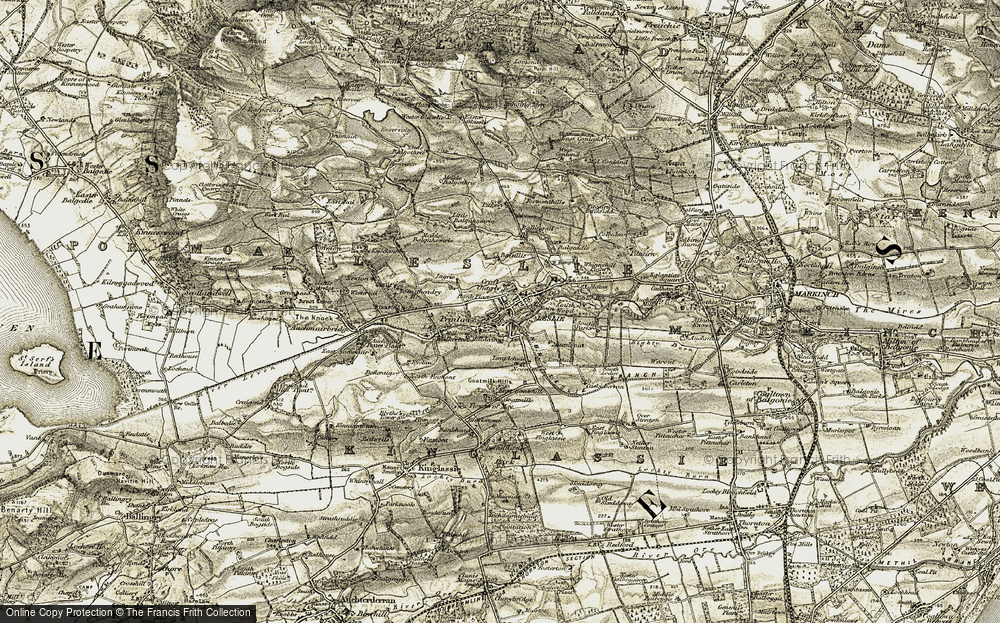Old Map of Croft Outerly, 1903-1908 in 1903-1908