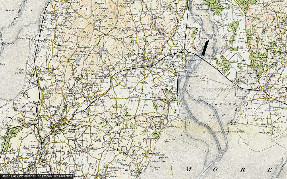 Old Map of Croftlands, 1903-1904 in 1903-1904
